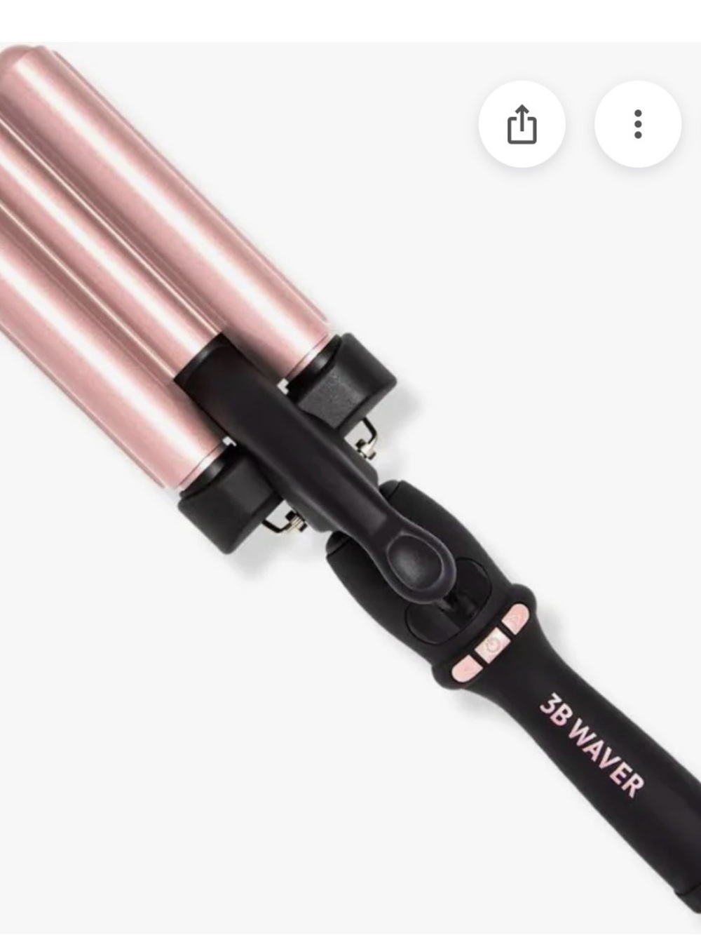 3B Waver Triple Barrel Curling Iron - New